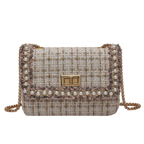 New Fashion Woolen Cloth Chain Bag Western Style One-shoulder Diagonal Bag